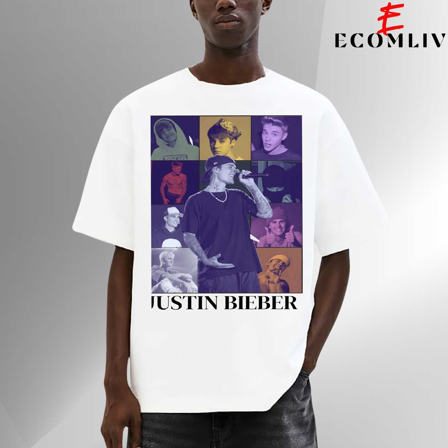 Justin Bieber Vintage Concert Shirt, Unisex T-Shirt